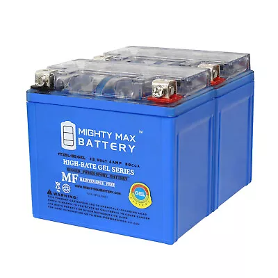 Mighty Max YTX5L-BS GEL Battery Replaces Yamaha 230 TTR230 21-22 - 2 Pack • $47.99