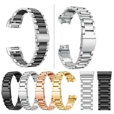 $15.99 • Buy Stainless Steel Charge3 Watch Band Metal Strap Bracelet For Fitbit Charge 4 3 2