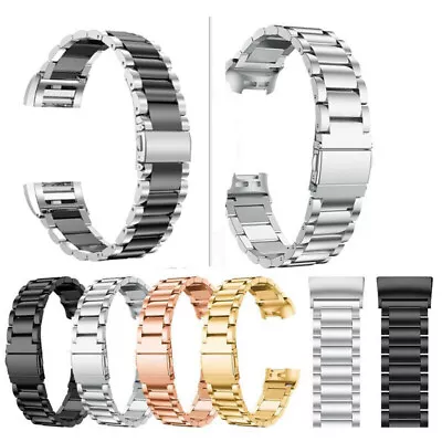 Stainless Steel Charge3 Watch Band Metal Strap Bracelet For Fitbit Charge 4 3 2 • $15.99