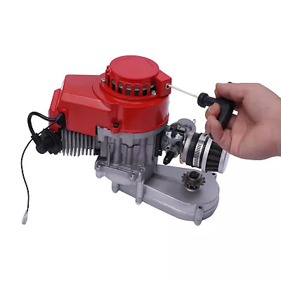 Mini Motor Air Cooled Racing Engine For 49CC 2 Stroke Pocket Bike Mini Dirt Bike • $71.25