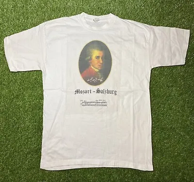 Vintage Mozart Shirt 80s 90s Salzburg Music Size XL • $30