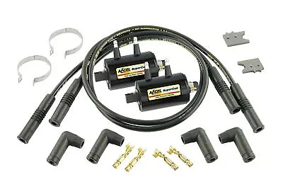 ACCEL Motorcycle 140403K Ignition Coil Kit - Universal Super Coil - 4-Cylinde... • $526.43