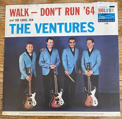VENTURES - Walk - Don't Run '64 - 45 Rpm Picture Sleeve - Dolton #96 (1964) • $25