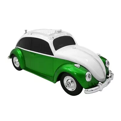 New Volkswagen Beetle Car Green Bluetooth Portable Speaker With LED Light USB/FM • $23.95