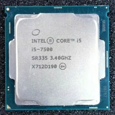 Intel Core I5-7500 SR335 3.40GHz Quad Core LGA1151 CPU Desktop Processor • $33.99