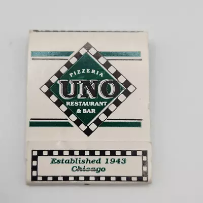 Vintage Matchbook UNO Pizzeria Chicago Restaurant • $3.96
