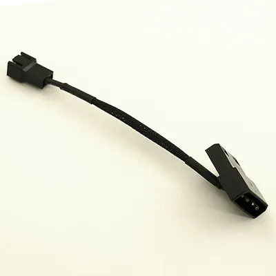 4 Pin Molex Pass Through To 3 Pin Fan Power Connector Adapter Cable W/ Sleeving • $4.99