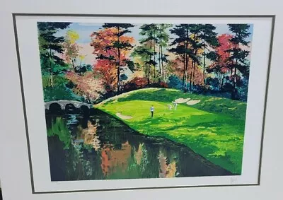 MARK KING Golf Textured Golf Serigraph Martin Lawrence Galleries • $1500