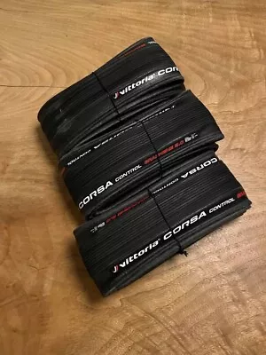 Vittoria Corsa Control Graphene 2.0 Tires 28mm Black Clinchers • $100