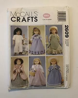 McCall’s 18” Doll Clothes Dress #2609 Sewing Patterns Craft & Hobby • $8.99