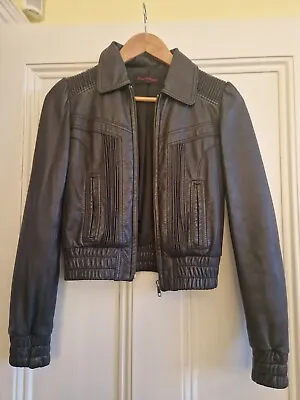 Vintage Miss Selfridge Leather Jacket • £30