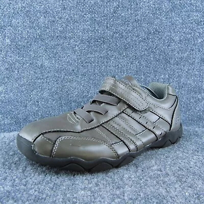 SKECHERS Relaxed Fit Men Sneaker Shoes Gray  Hook & Loop Size 7 Medium • $25