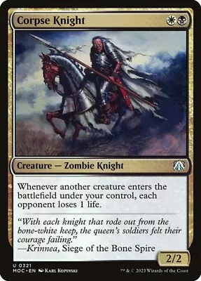 Corpse Knight MTG March Of The Machine Commander Uncommon NM X1 - Magic Card • $1.24