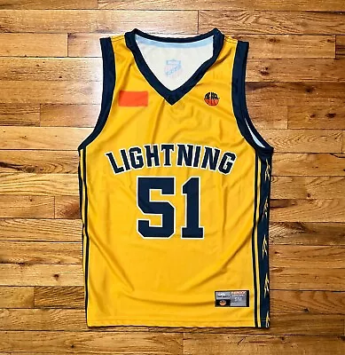 AAU Basketball Jersey Lightning #51 LIDS Team Sports USA - Size S - The Rock • $17