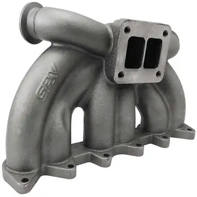 VW VR6 12V Twin Scroll T4 Top Mount Turbo Manifold - Dual V-band Wastegates • $449.90