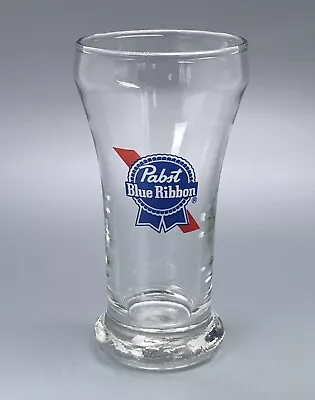 Pabst Blue Ribbon Beer Sham Glass / Vtg Tavern Barware / Man Cave Home Bar Decor • $16.95