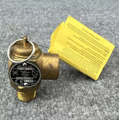 Apollo Valve 1/2  RVS52-10512 R10-512 Series Brass Safety Relief Valve 40psi • $79.99