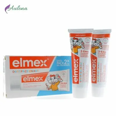 ELMEX Child Toothpaste 2 X 50ml( Up To The Age 6 Year Old) • $18.99