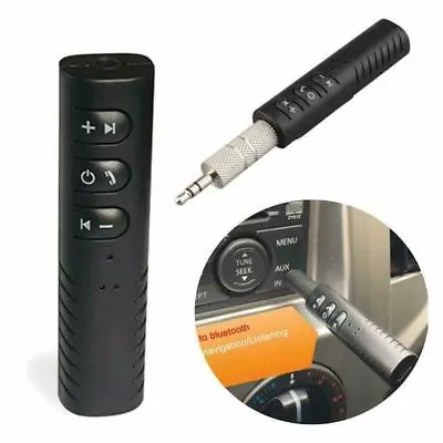 Wireless Bluetooth AUX Audio Stereo Music Home Car Adapter Receiver 3.5mm Z9Y9 • $1.89