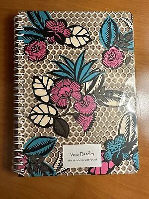 NIP VERA BRADLEY Mini Spiral Notebook W Pocket Canyon Road College Rule • $13