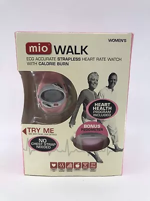 NIB Mio Walk Fitness Watch Heart Monitor ❤️ Health Program Guide Pink Pedometer • $14.90