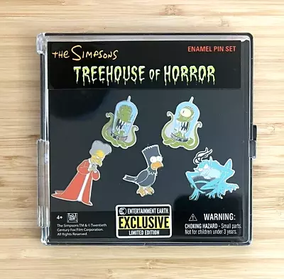 2020 NYCC The Simpsons Treehouse Of Horror Enamel Pin Set Ent Earth Exclusive • $89.99