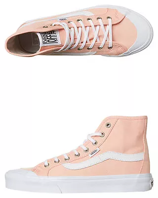 Vans Shoes Black Ball Hi SF Tropical Peach Salmon Skateboard Sneakers • $50