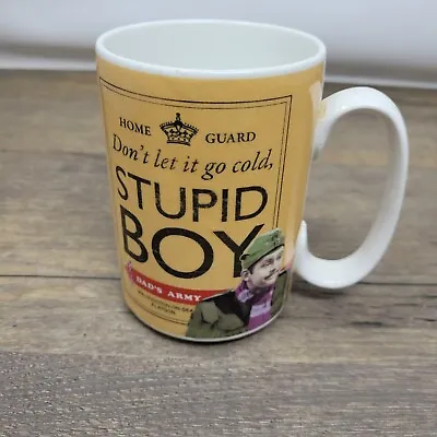 Official Dad's Army Home Guard  Stupid Boy  Quote Ceramic Mug 2011 • £9.99
