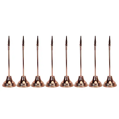 Place Card Holder Table Number Stands Rose Gold 8 Pieces For Wedding • £36.07