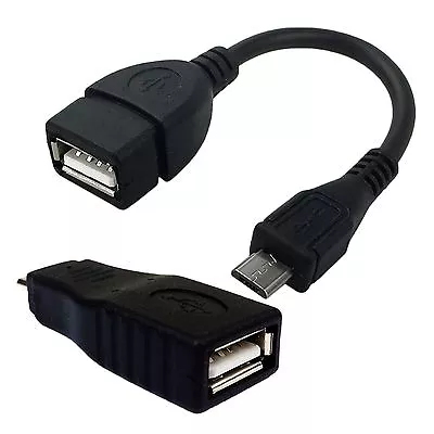 USB 2.0 Female To Micro USB Male Cable Adapter Converter For Phone & Tablet OTG • $4.99