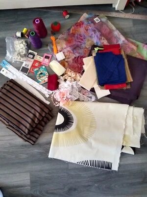 £10 • Buy Joblot Of Haberdashery And Fabric
