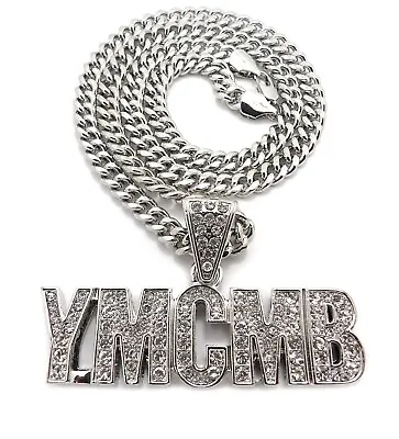 New Ice Bling Young Money Ymcmb Piece With Chain • £24.32