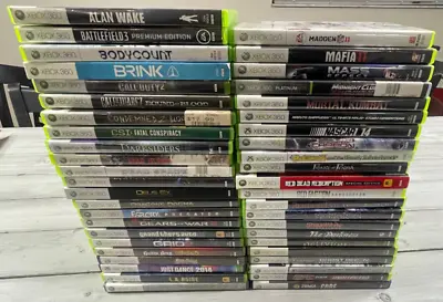 Microsoft XBox 360 Video Games Pick Your Favorite Tested Free Shipping 10/31 • $5.95