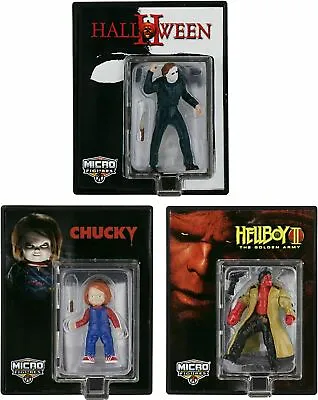 World's Smallest Micro Figures Universal Horror Hellboy Michael Myers Chucky  • $9.95