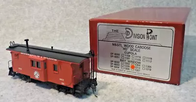 HO Scale Brass M&STL Wood Bay Window Caboose #1213 By The Division Point...New! • $127.50