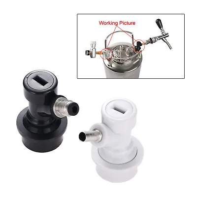 Threaded/Straight Soda Ball Lock Barbed Style Connector For Corny Kegs Home Brew • $9.79