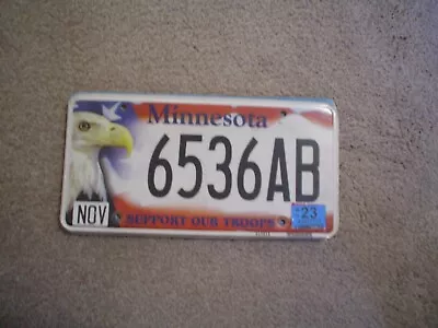 Minnesota  Support  Troops    License Plate Buy All States Here Free Shipping • $13.99