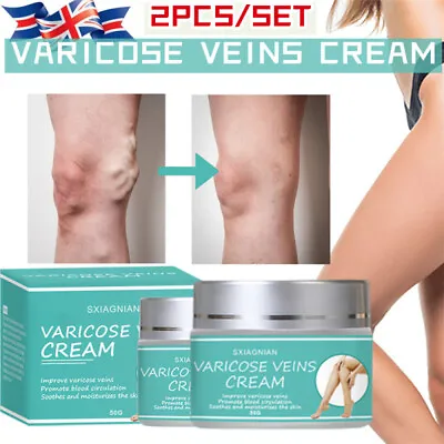 2X Vein Care Fading Cream Varicose Veins Cream For Legs Veins Herbal Ointment • £12.95