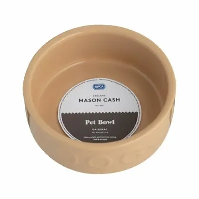Mason Cash Ceramic Lettered Dog Bowl Dishwasher Safe 15cm1 8cm 25cm Cane • £10.18