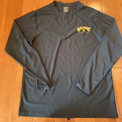 Billabong Men's S Long Sleeve Rash Guard Swim UV Shirt Tee Black • $10