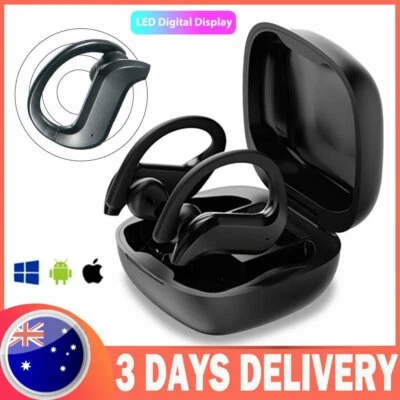 $20.90 • Buy Sweatproof Wireless Bluetooth Earphones Headphones Sport Gym Earbuds W/ Mic Best