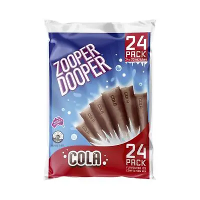 Zooper Dooper Ice Blocks Frozen Cola Sticks 24 Pack • $18