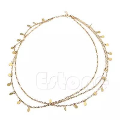 Bohemian Fashion Women Metal For Head Chain Jewelry Headband For Head Hair • £5.71