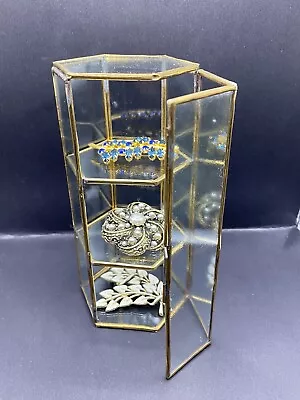 Vintage Small Display Glass Cabinet  • £15