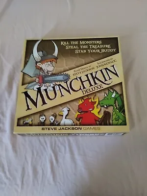 Steve Jackson Games Munchkin Deluxe Board Game - SJG1483 Brand New Sealed! • $28.99