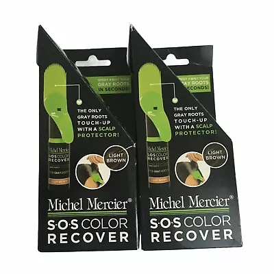 LOT OF 6 Michel Mercier SOS Color Recover Light Brown For Gray Roots Touch-ups • $29.99