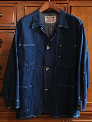 LVC Levi's Vintage Clothing Coverall Jacket Size: 44 LV-393 5219100030 Rigid USA • $149