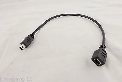 Mini USB B 5 Pin Male Plug To Female Jack Extension Data Adapter Lead Cable Cord • $1.99