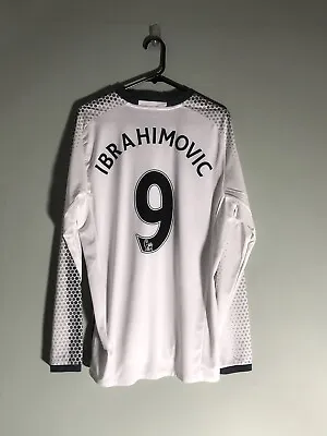 Ibrahimovic #9 Manchester United 2016/17 Large 3rd Football Shirt Mint Cond • £70