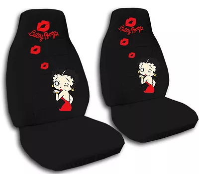 $149.99 • Buy Front And Rear Black Betty Boop Seat Cover Fits 2013 Jeep Grand Cherokee